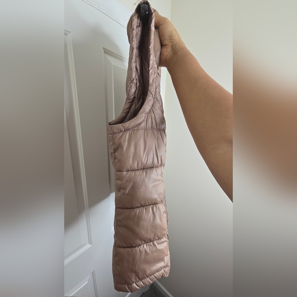 Calvin Klein Women's Vest Performance Puffer Zipper Down Sliver Jacket Sz L - Picture 2 of 6